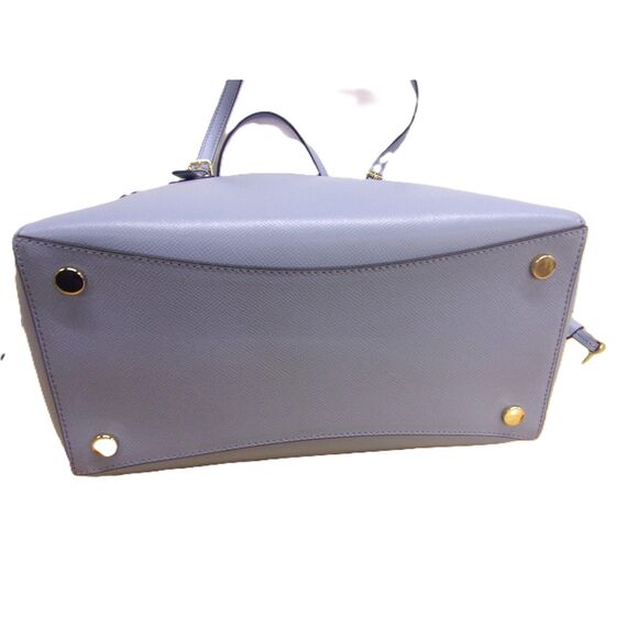 Michael Kors Large Baby Blue Saffiano Leather Shoulder Bag "VOYAGER" Authentic - Picture 3 of 5